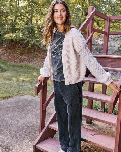 Brielle Mixed Stitch Cardigan