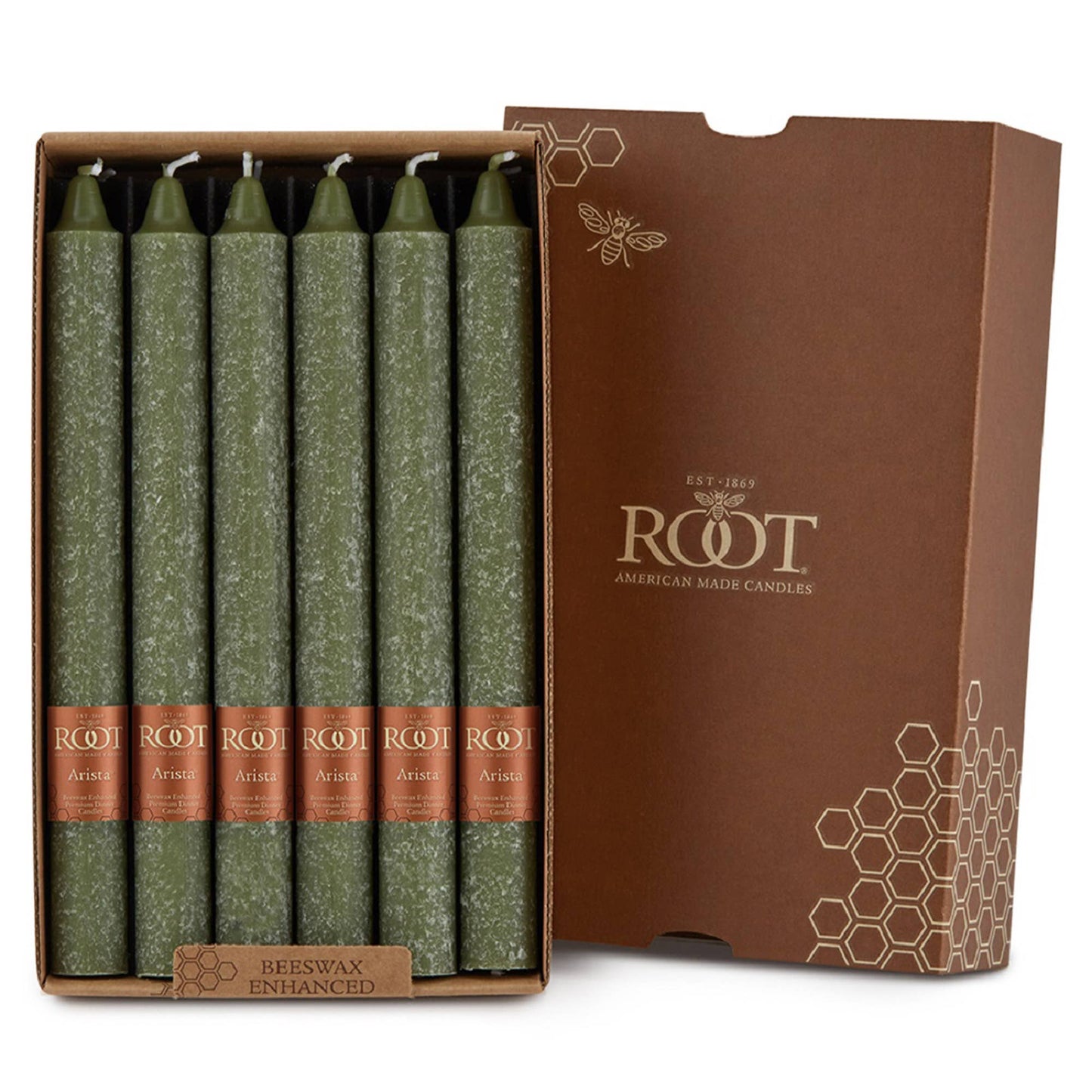 12" Root Timberline™ Arista® Wax Taper Candles - Assorted Colors