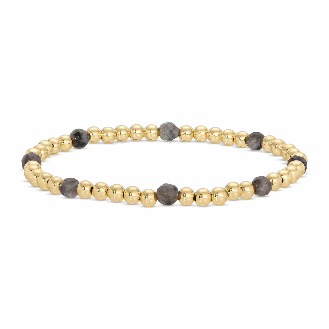 Assorted Stretch Beaded Bracelets With Stone Accents