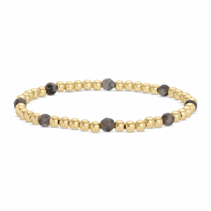 Assorted Stretch Beaded Bracelets With Stone Accents
