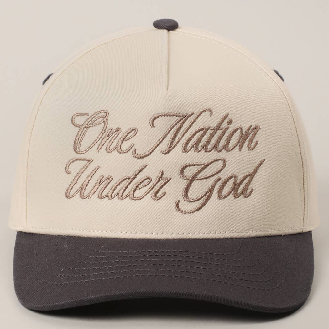 One Nation Under God Two-Tone Trucker Hat