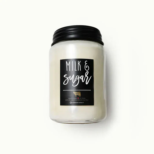 Milkhouse Mason Jar Candle - Milk & Sugar Candle - 26 oz