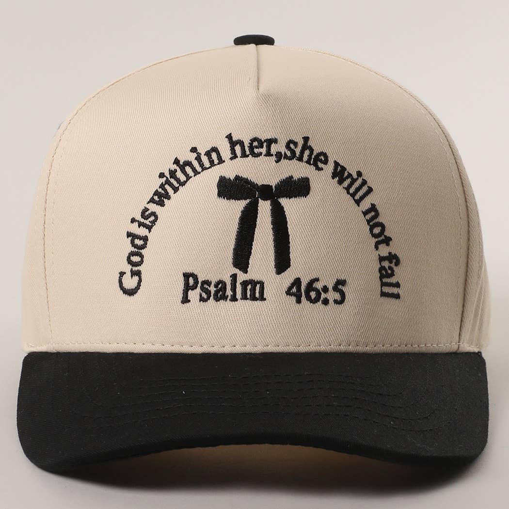 Psalm 46-5 Ribbon Trucker Hat