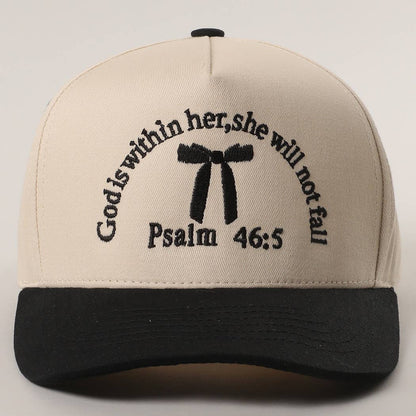 Psalm 46-5 Ribbon Trucker Hat