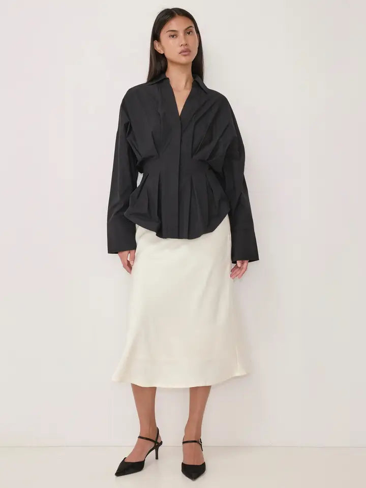 The Ellie Sculptural Cotton Shirt