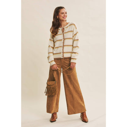 Buttery Suede Stretchy Wide-Leg Pants