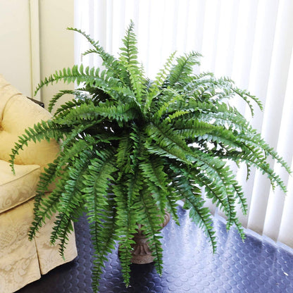 Boston Fern Artificial Plant - Uv Resistant Indoor/Outdoor