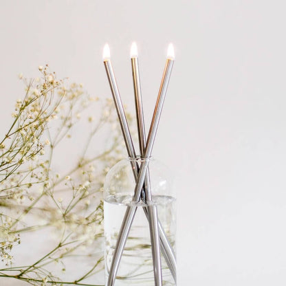 Silver Everlasting Candle