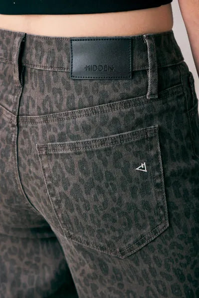 Cheetah Print Dad Jeans