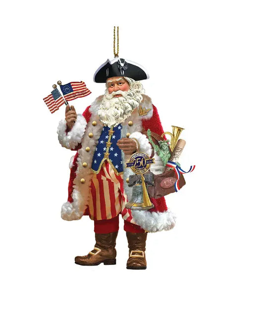 **Pre-Order**  5.25" 250th Anniversary 1776 American Santa