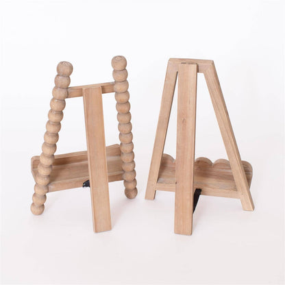 Cottage Wood Easel (2 Styles) (Pk/04 Ast)