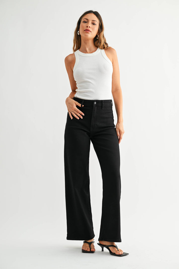 DP864 - BLK - Hidden Pocket Trouser