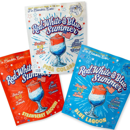 Red, White & Blue Summer Collection Frozen Cocktails (3 flavors available)