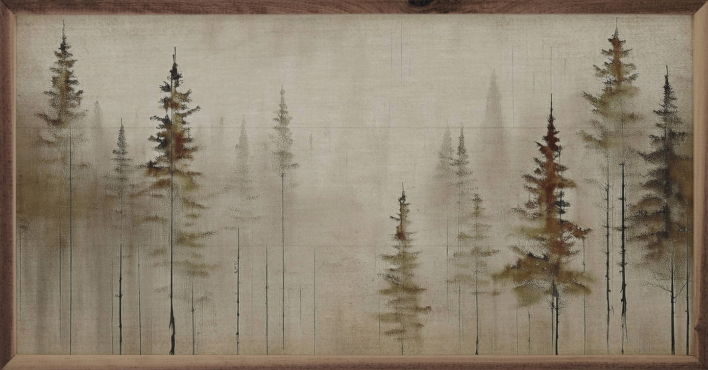 Pine Trees II Art Print