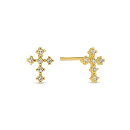 Cross Velvet Set/3 Stud