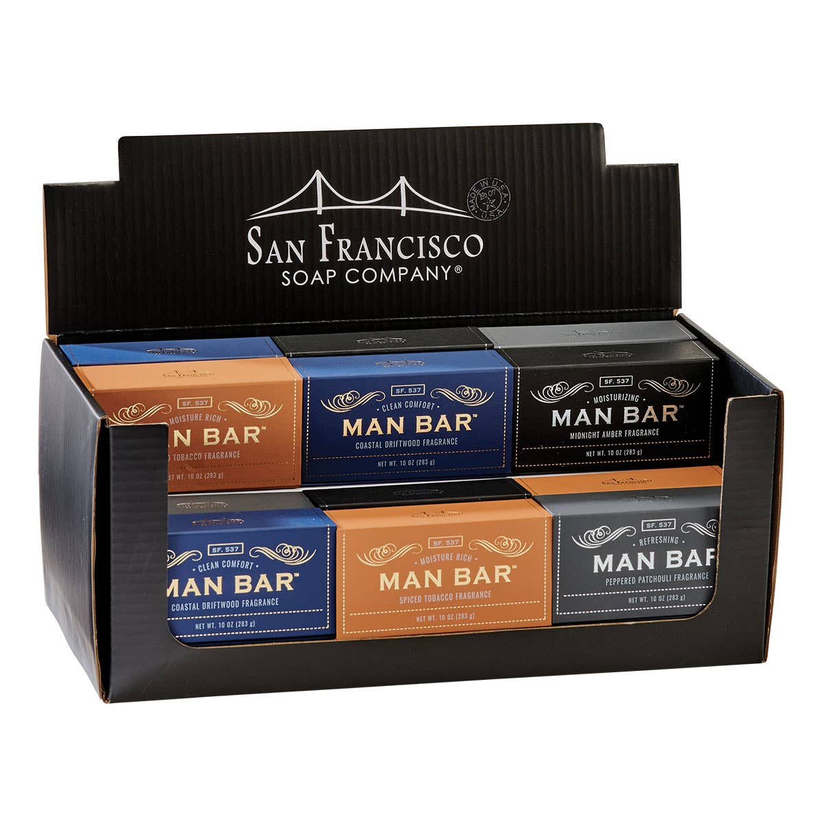 Man Bar Soap - 4 Assorted Scents