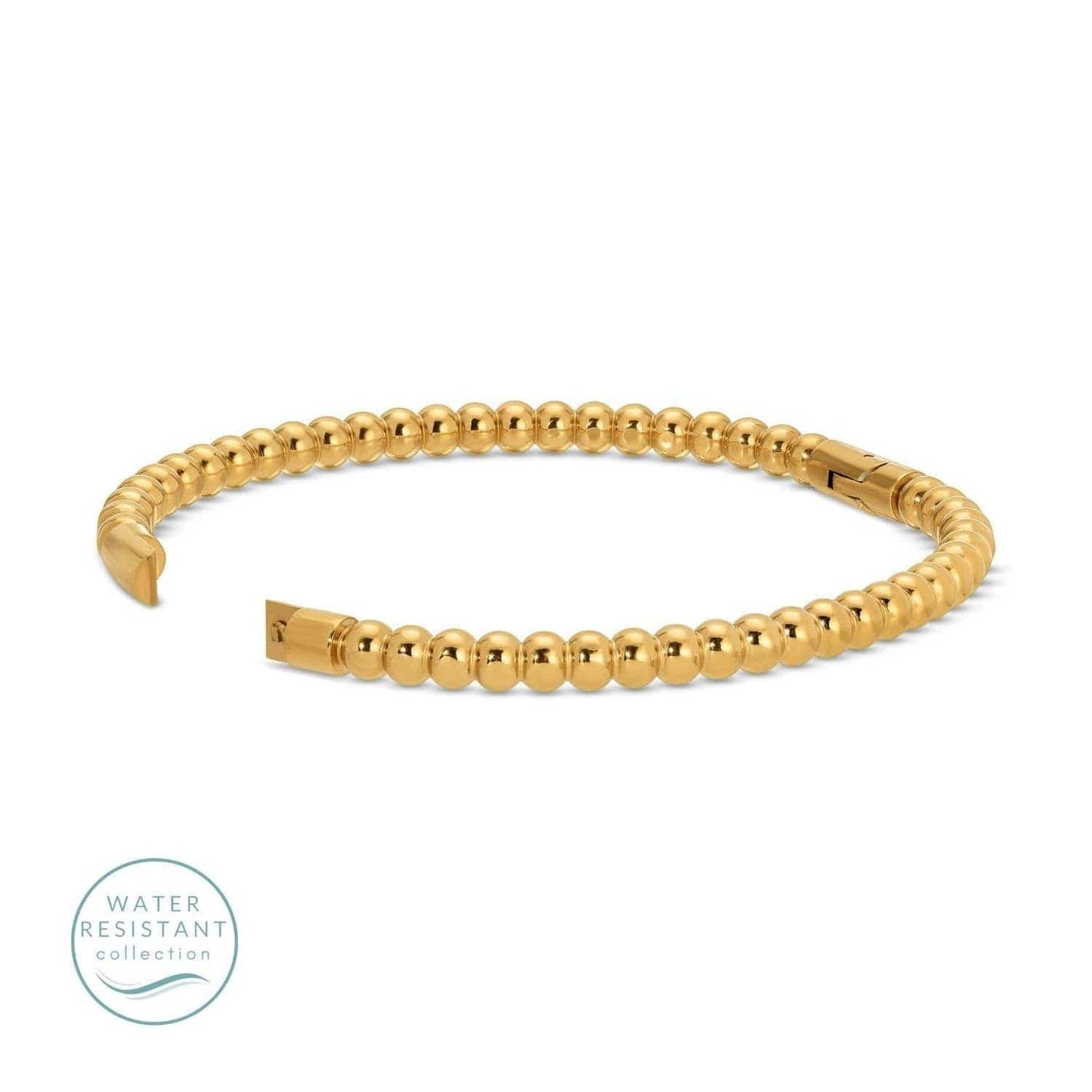 Golden Beaded Bangle