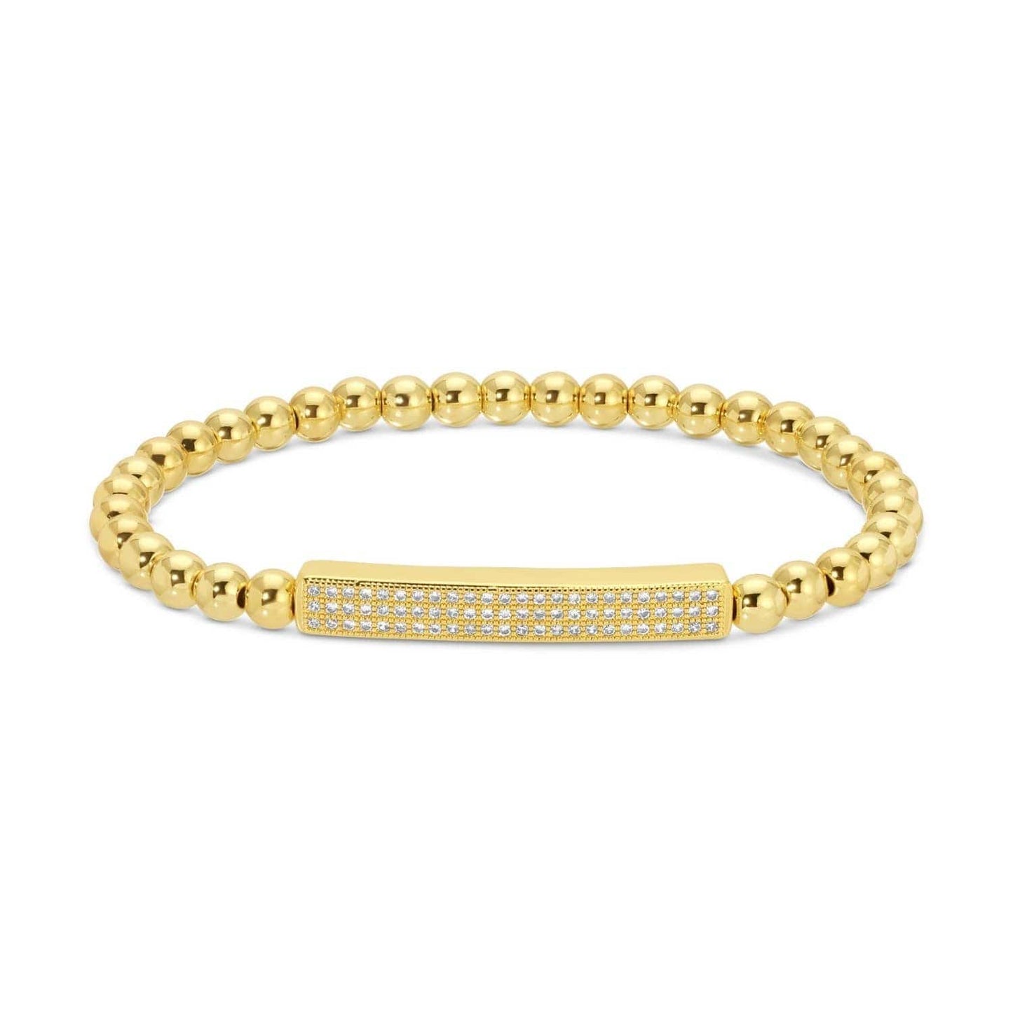 Pave Bar Stretch Bracelet