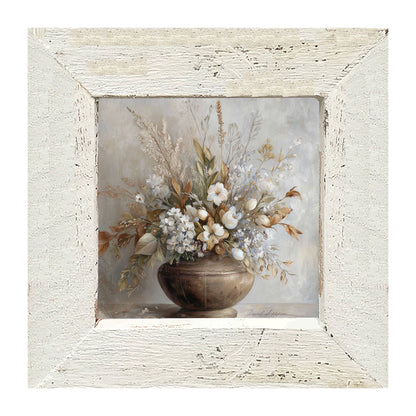 Copper Vase with Floral Bouquet