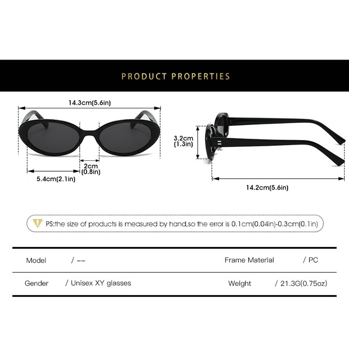 RETRO SMALL OVAL FRAME SUNGLASSES_CWASG0479: BROWN1 / (OS) 2
