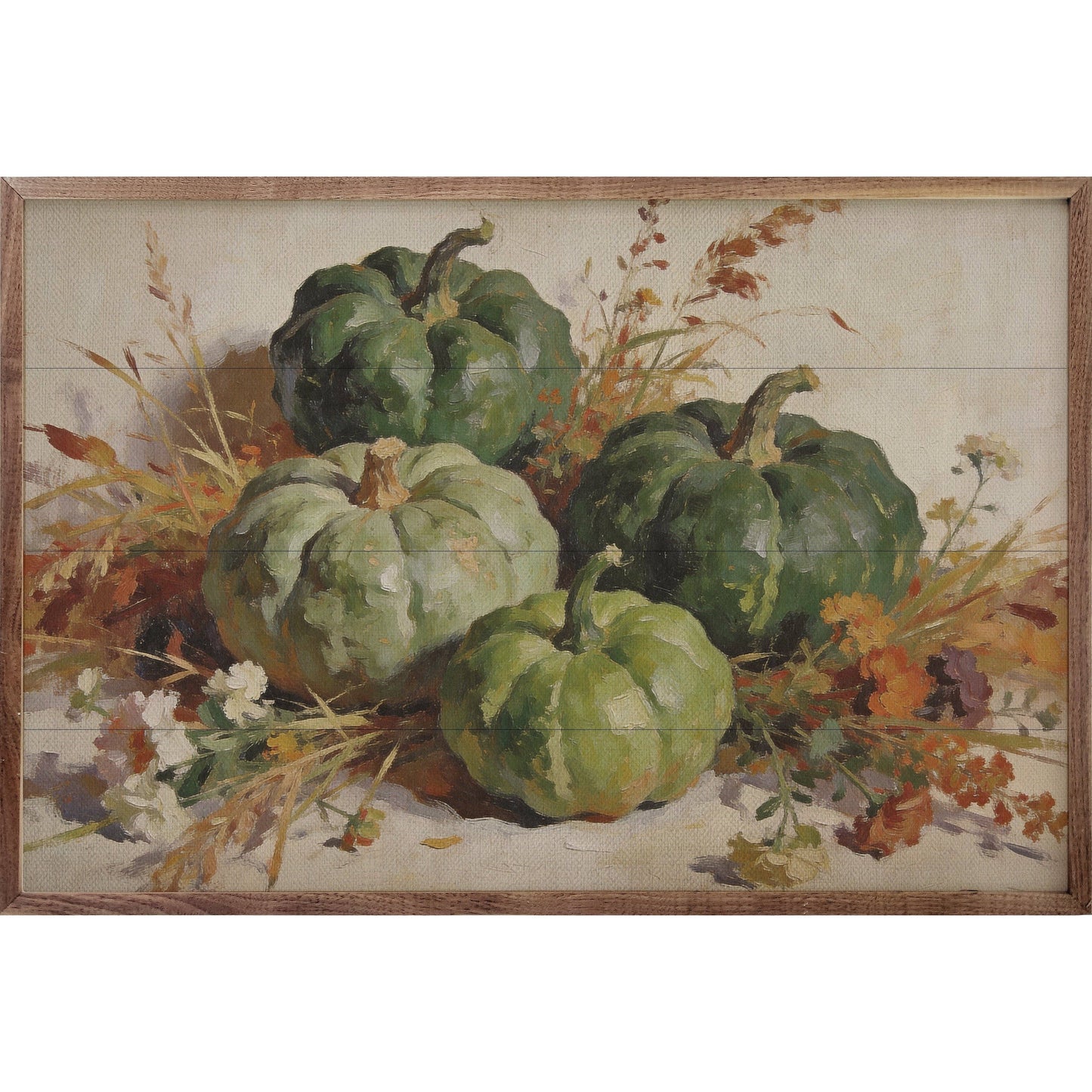 Deep Green Harvest Pumpkin Arrangement