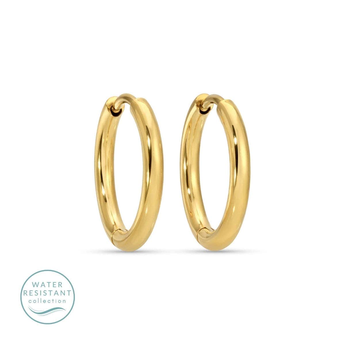 Everyday Huggie Earrings, Water Resistant