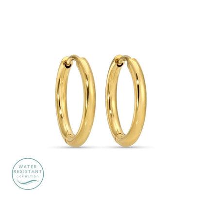 Everyday Huggie Earrings, Water Resistant