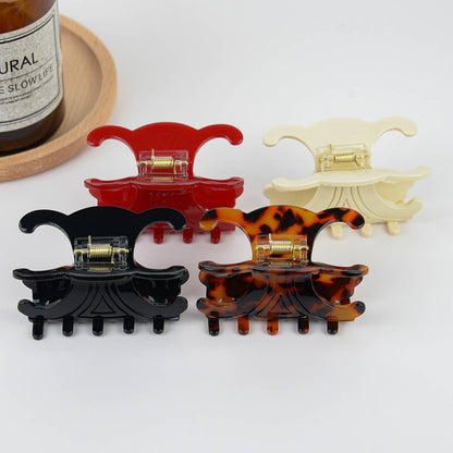 2.95'' Tortoiseshell Acetate Hair Claw Clip, Eco-Friendly