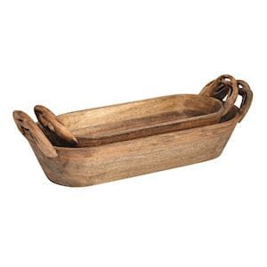 Wood Twist Dough Bowl ( 2 sizes available)