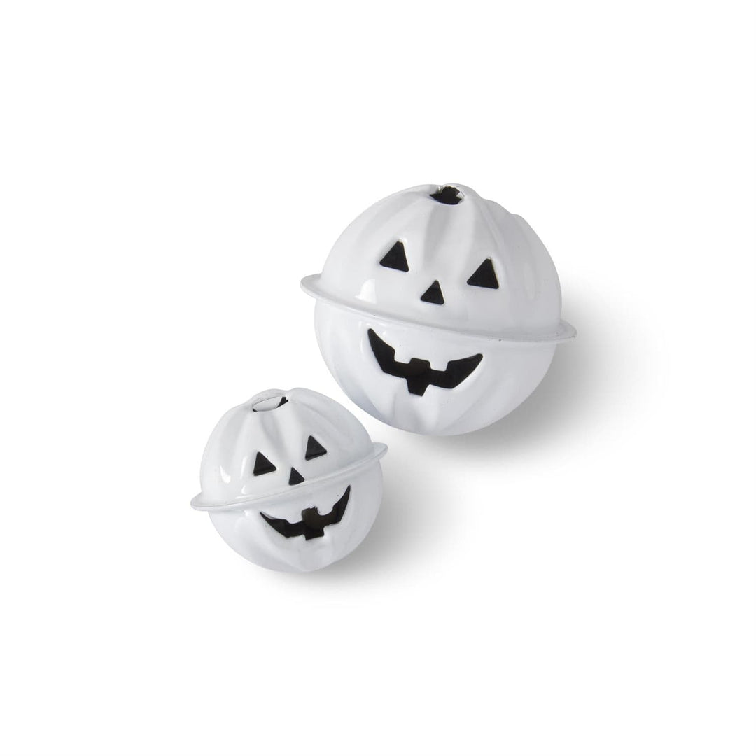 Box of 32 White Jack O Lantern Pumpkin Bells
