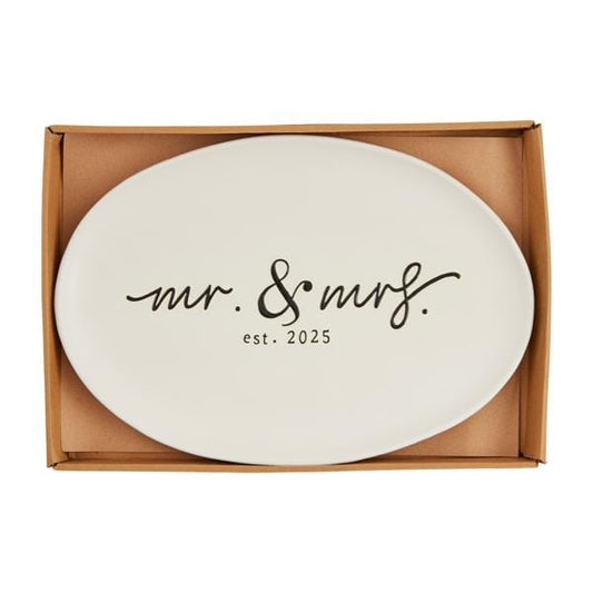 Mr. And Mrs. Est 2025 Platter