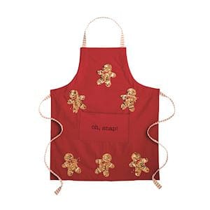 Gingerbread Sequin Apron