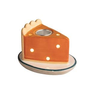 Pie Light-Up Taper Holder - Mudpie