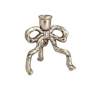 Bow Taper Candle Holder - 2 Sizes Available