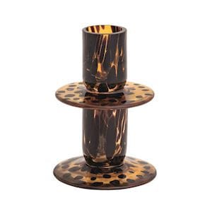 Tortoise Glass Candlestick (3 sizes)