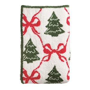 Christmas Tree Chenille Blanket