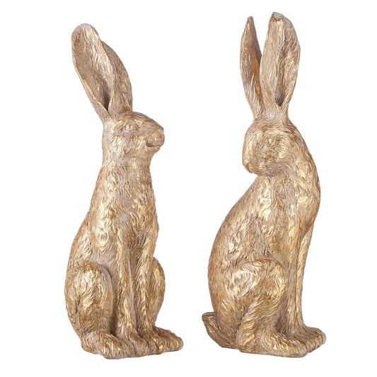 12.25" Gold Leaf Rabbit (2 styles available)