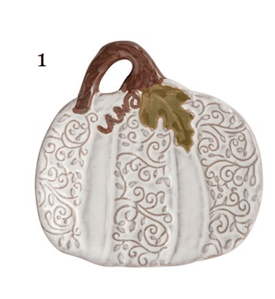 Pumpkin & Gourd Tidbit Plate - 4 Styles