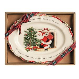 Fireplace Sentiment Plate