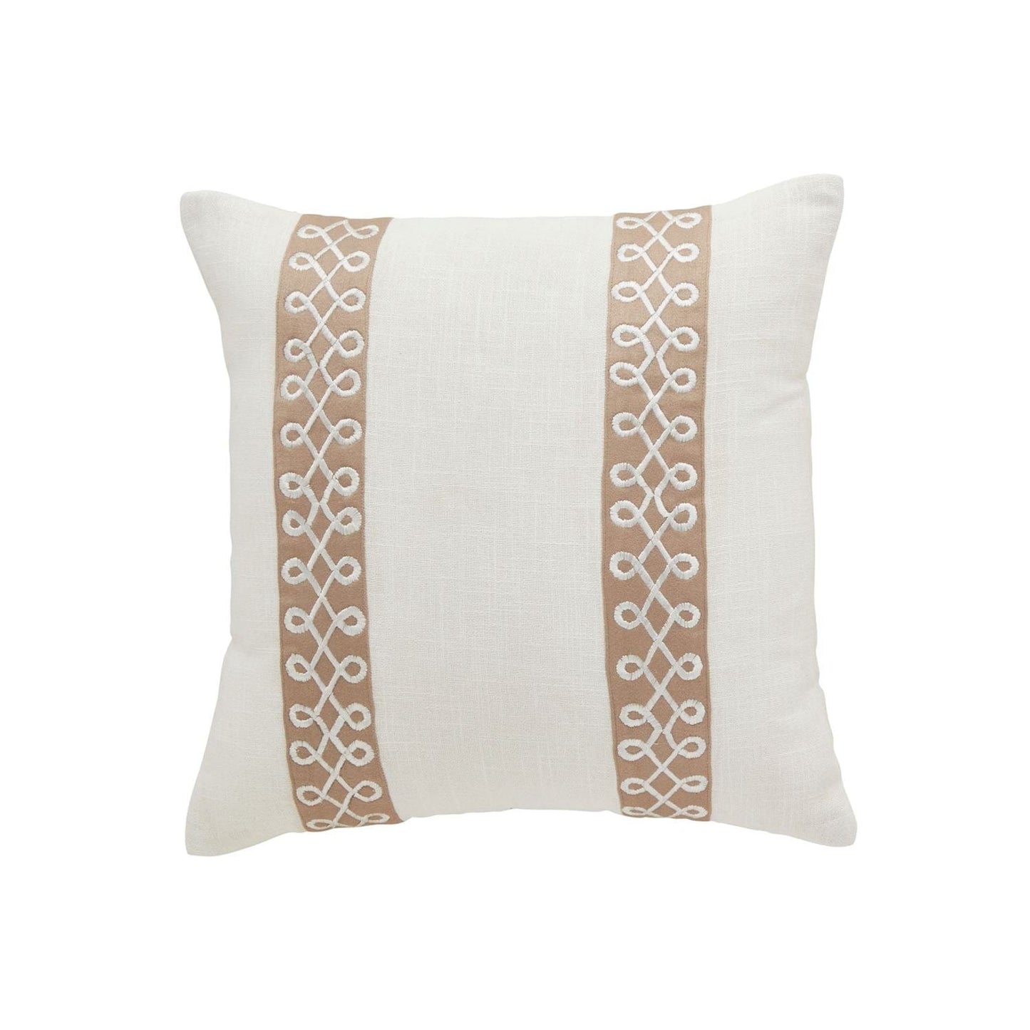 Square Classic Fab Trim Pillow