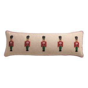 Long Beaded Nutcracker Pillow