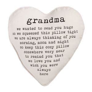 Grandma Heart Pillow