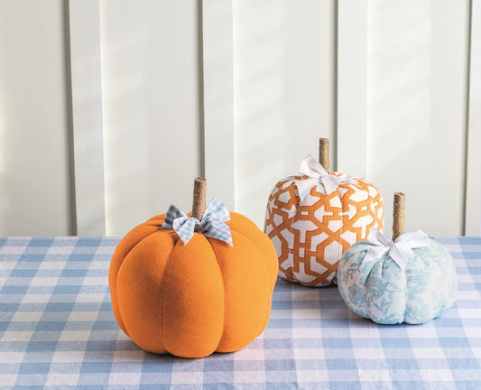 Patterned Pumpkin - 3 Sizes/Styles