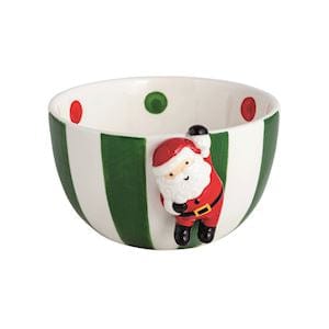 Hanging Santa Candy Tidbit Bowl