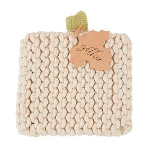 Pumkin Knit Trivet - 2 styles