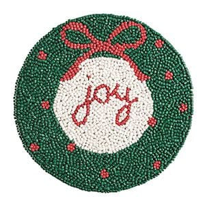 Wreath Joy Beaded Trivet