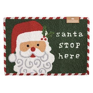 Santa Stop Here Doormat