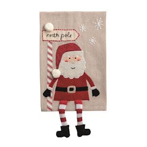 Santa Dangle Leg Towel