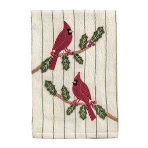 Cardinal Applique Towel