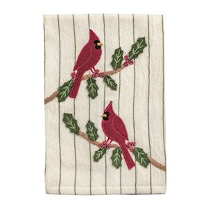 CARDINALS APPLIQUE TOWEL